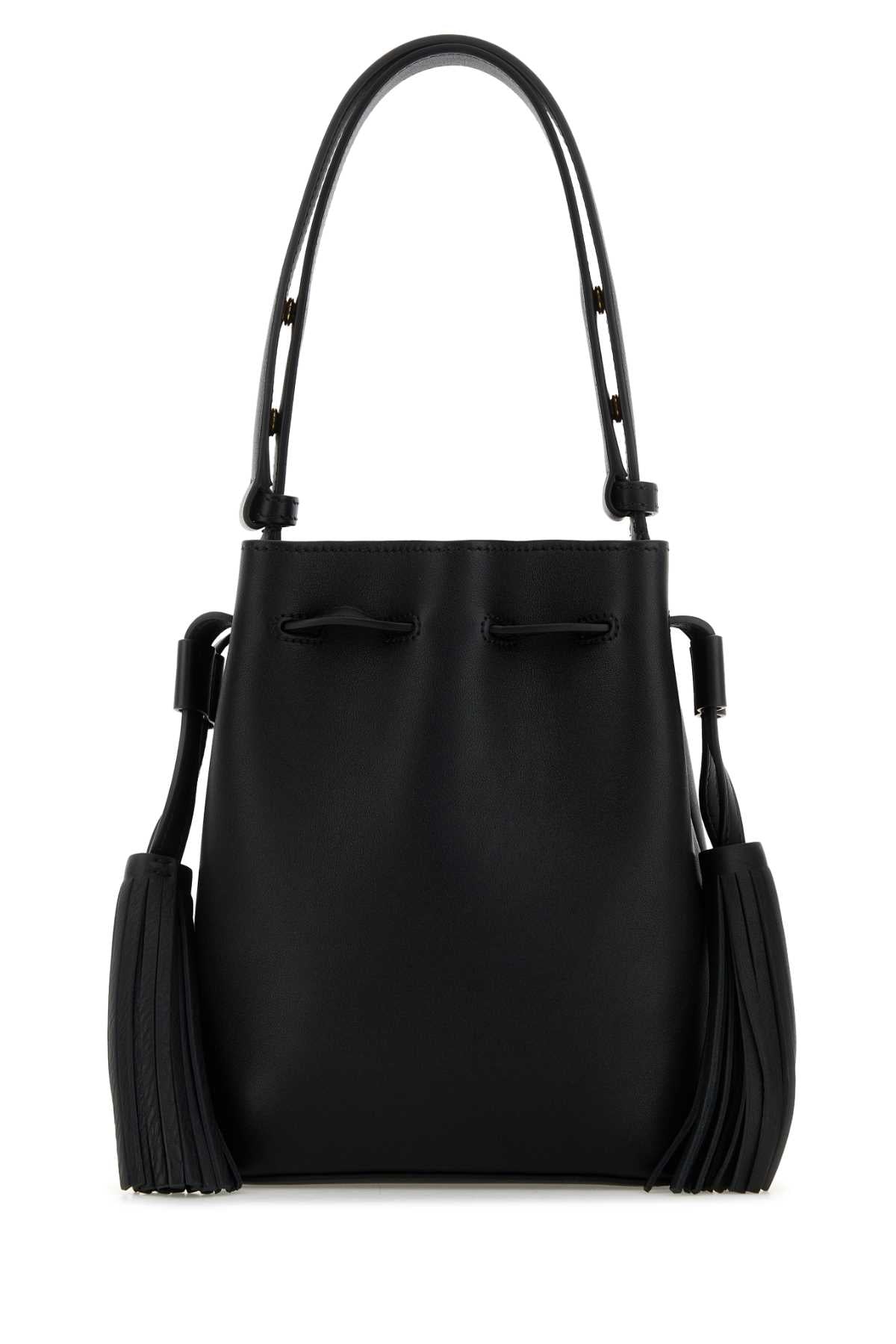 VALENTINO GARAVANI SMALL DRAWSTRING BAG | SO For Women Exterior: 100% Leather Lining: 100% Suede Finishing: Golden metal