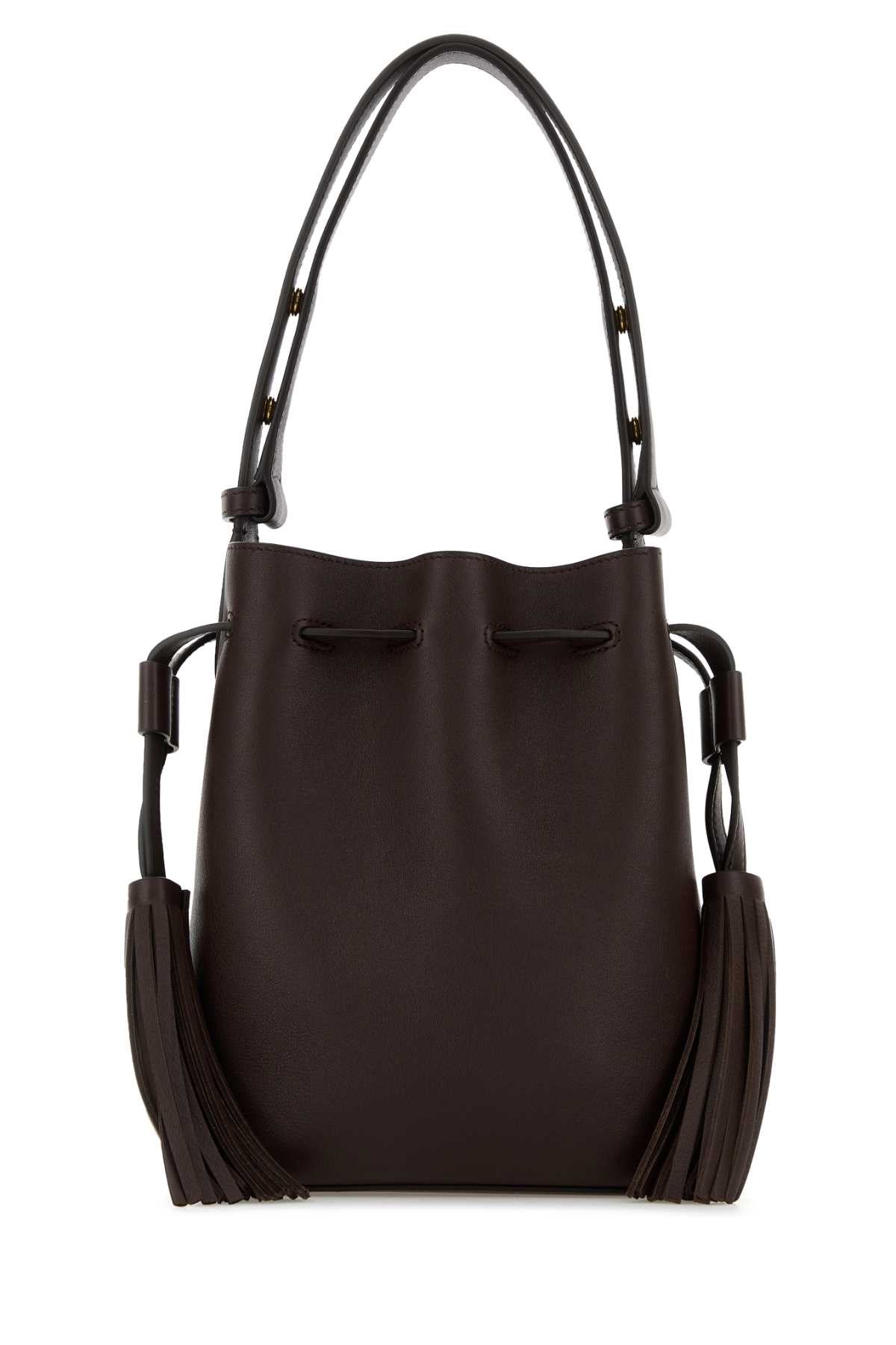 VALENTINO GARAVANI SMALL DRAWSTRING BAG | SO For Women Exterior: 100% Leather Lining: 100% Suede Finishing: Golden metal