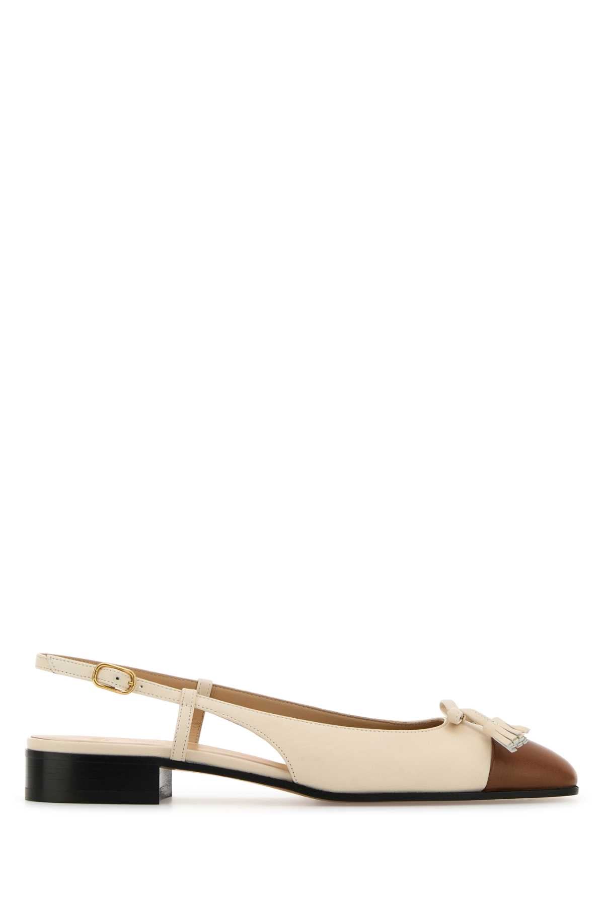 VALENTINO GARAVANI BALLERINA | VG VALET DU R For Women Exterior: 100% Leather Interior: 100% Leather Sole: Leather