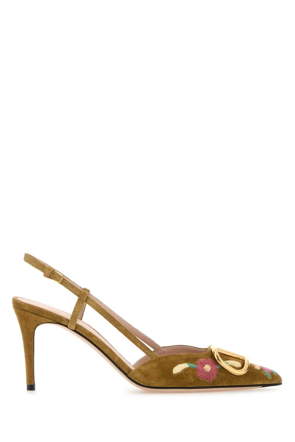 VALENTINO GARAVANI SLING BACK | VLOGO SIGNAT For Women Exterior: 100% Suede Interior: 100% Leather Sole: Leather