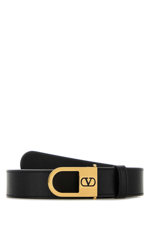 VALENTINO GARAVANI BELT H. 30 | VLOGO SIGNAT For Women Exterior: 100% Calf Finishing: Golden metal