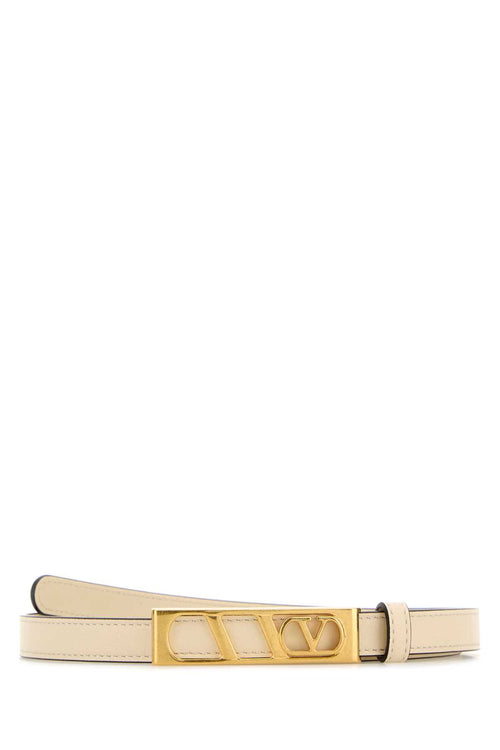 VALENTINO GARAVANI BELT H.15 | VLOGO SIGNATU For Women Exterior: 100% Calf Finishing: Antiqued golden brass