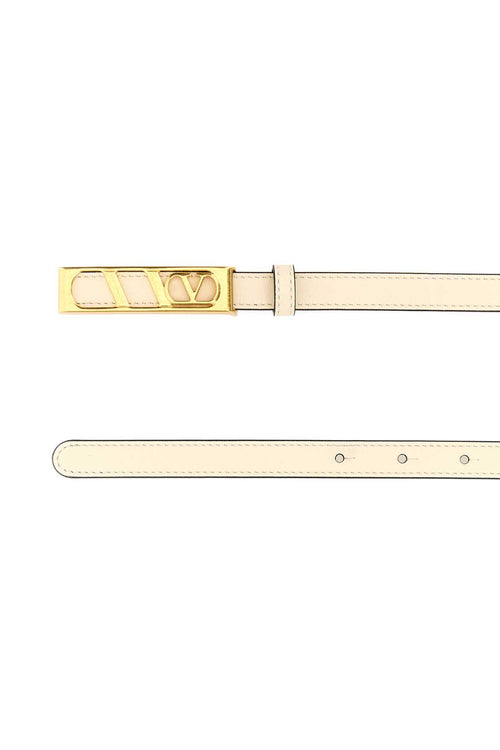 VALENTINO GARAVANI BELT H.15 | VLOGO SIGNATU For Women Exterior: 100% Calf Finishing: Antiqued golden brass