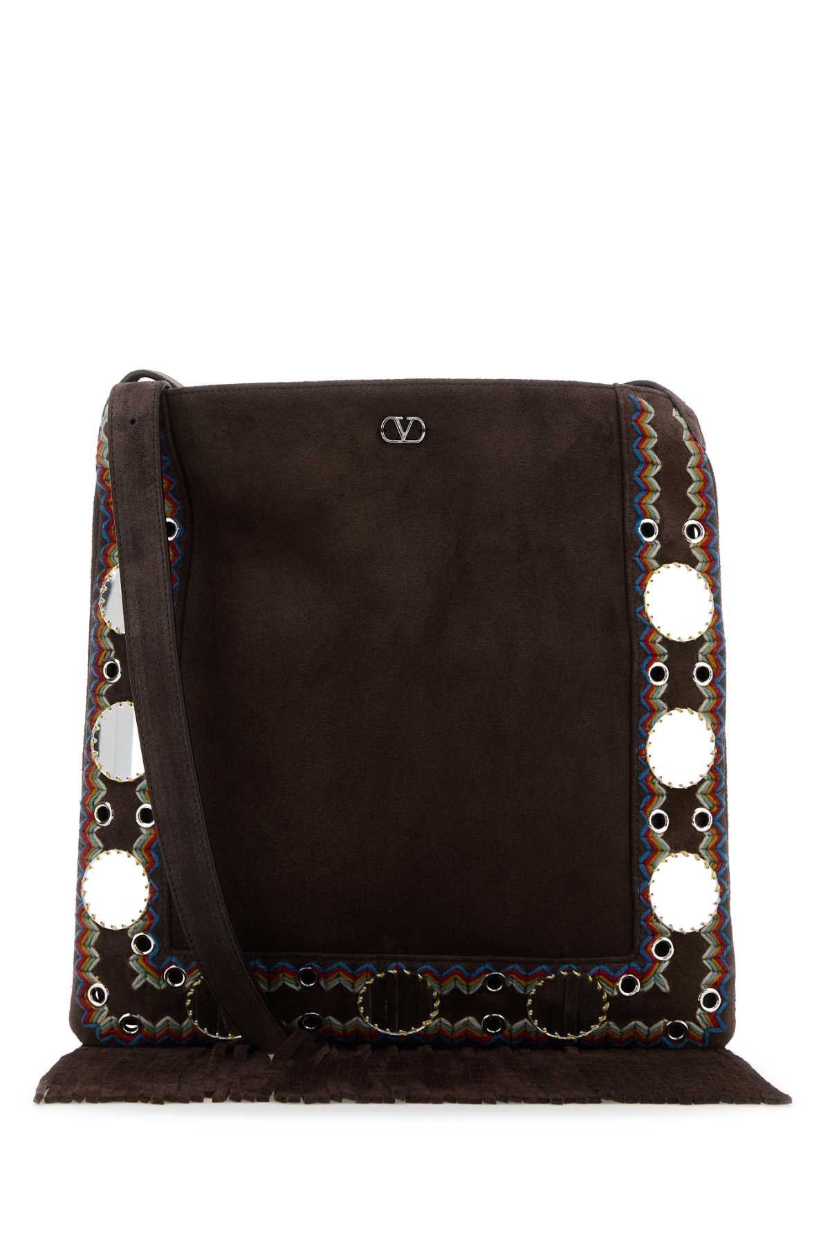 VALENTINO GARAVANI CROSS BODY | NELLCOTE | F For Women Exterior: 100% Suede Lining: 100% Suede Finishing: Silver metal