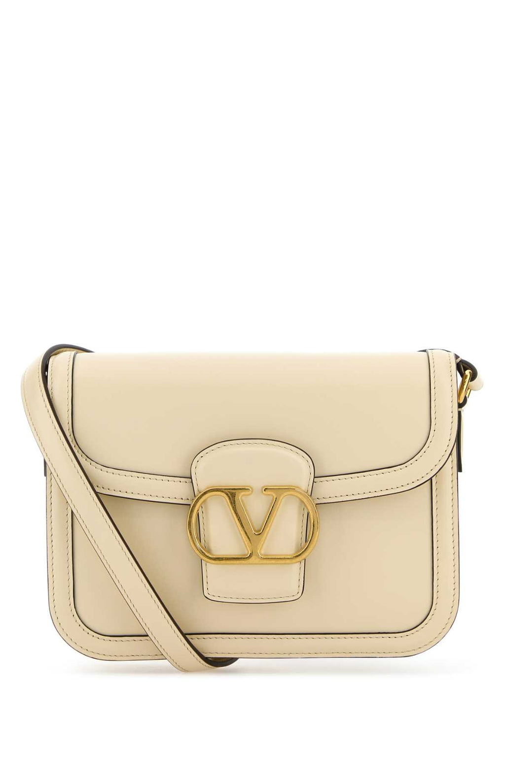 VALENTINO GARAVANI SMALL SHOULDER BAG | 9TO5 For Women Exterior: 100% Leather Lining: 100% Leather Finishing: Antiqued golden metal