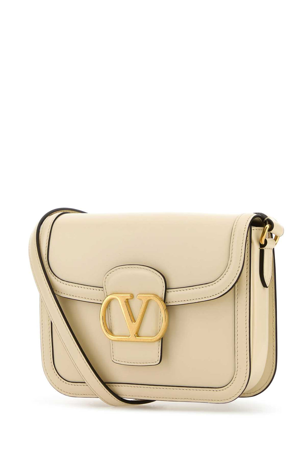 VALENTINO GARAVANI SMALL SHOULDER BAG | 9TO5 For Women Exterior: 100% Leather Lining: 100% Leather Finishing: Antiqued golden metal
