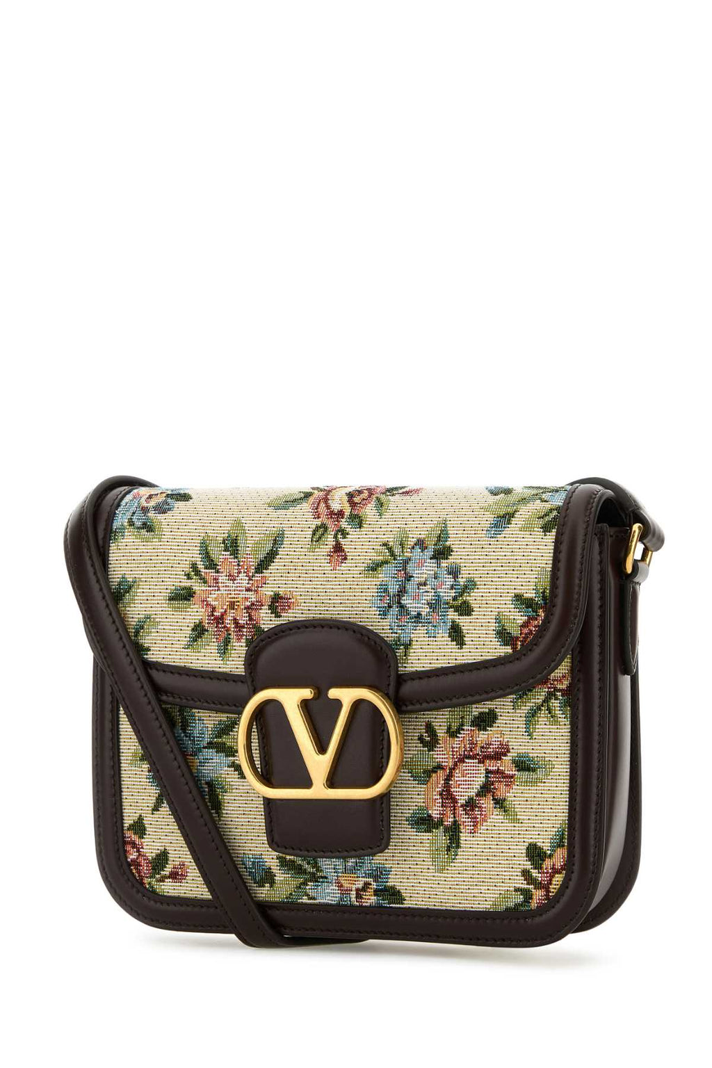 VALENTINO GARAVANI SMALL SHOULDER BAG | 9TO5 For Women Exterior: 100% Fabric 100% Leather Lining: 100% Leather Finishing: Antiqued golden metal