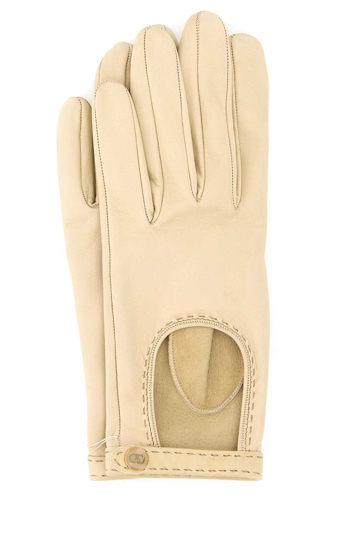 VALENTINO GARAVANI DRIVER GLOVES (L.22cm) | For Women Exterior: 100% Lamb