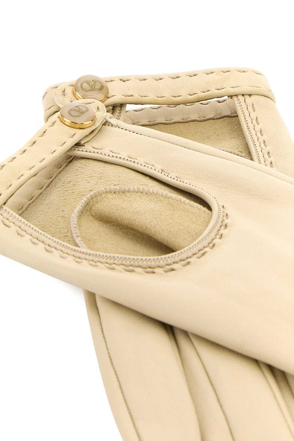 VALENTINO GARAVANI DRIVER GLOVES (L.22cm) | For Women Exterior: 100% Lamb