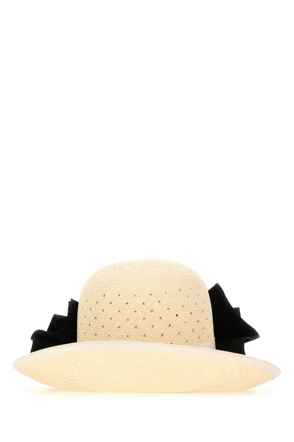 VALENTINO GARAVANI LARGE BRIM HAT (FALDA CM9 For Women 100%STRAW