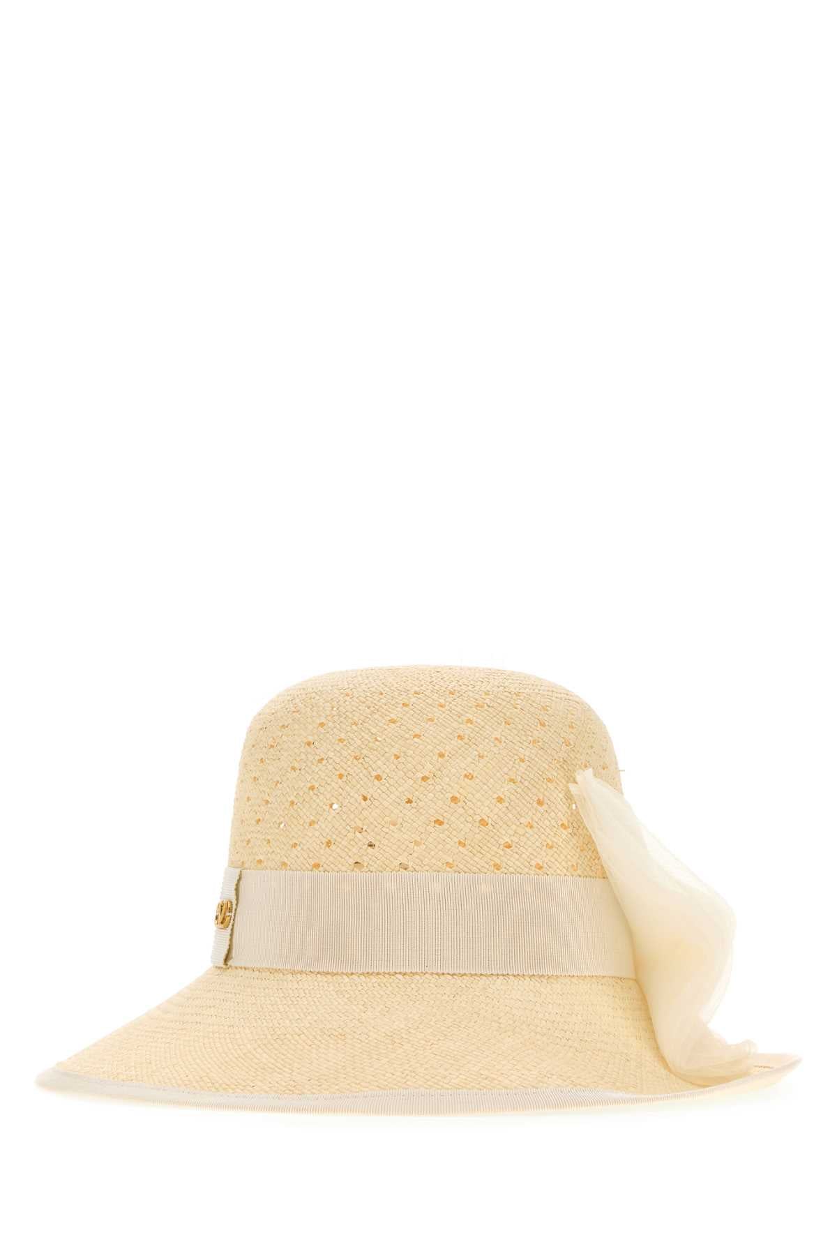 VALENTINO GARAVANI LARGE BRIM HAT (FALDA CM9 For Women Exterior: 100% Straw