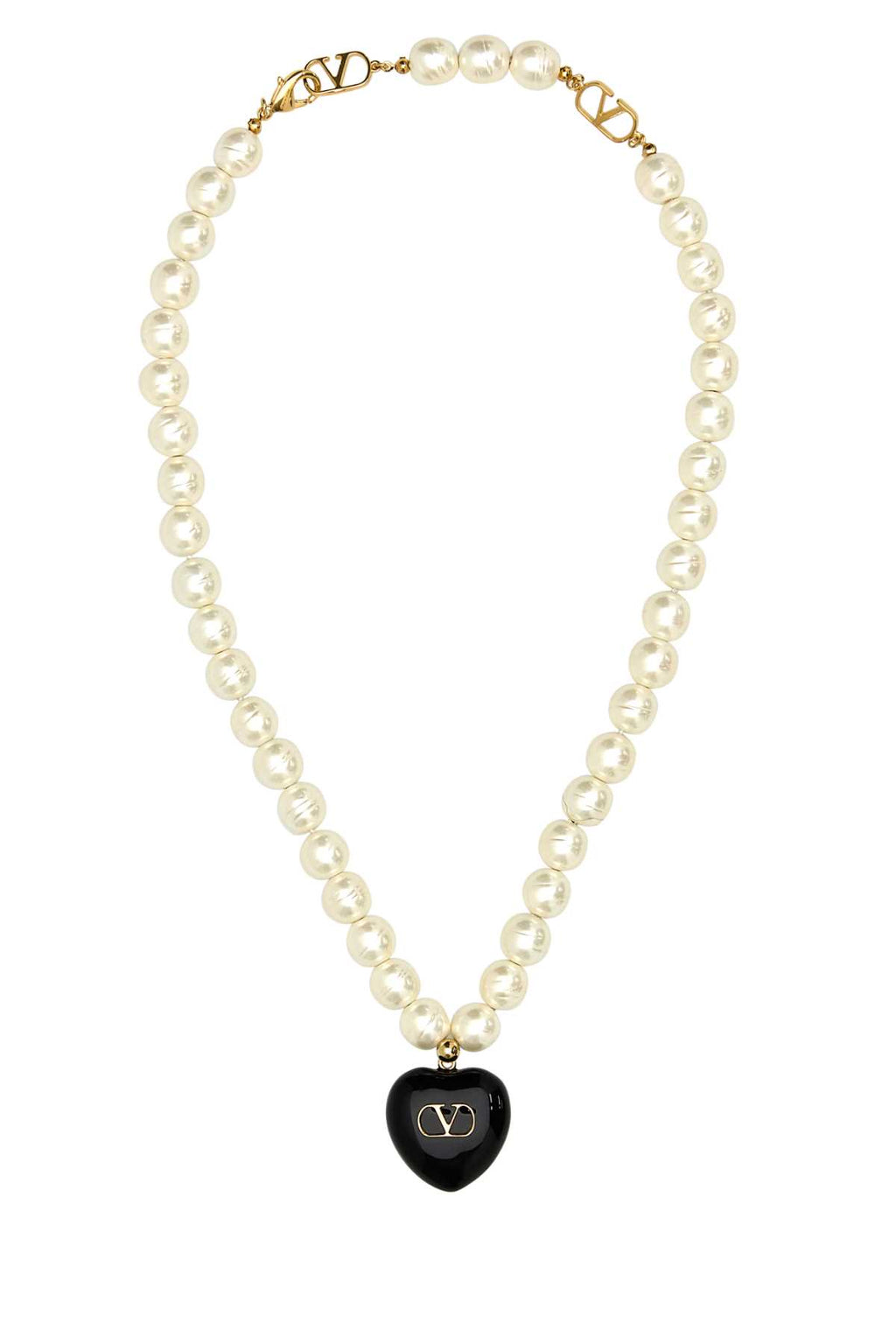 VALENTINO GARAVANI NECKLACE (L.45) | COEUR R For Women Exterior: 100% Pearls Finishing color: Gold