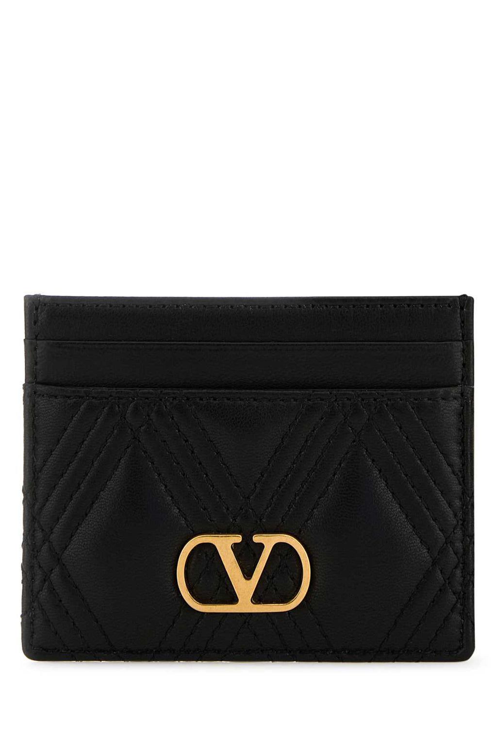 VALENTINO GARAVANI CARD HOLDER | QUILTIE 67 For Women LAMBSKIN LEATHER - OVIS ARIES ARIES