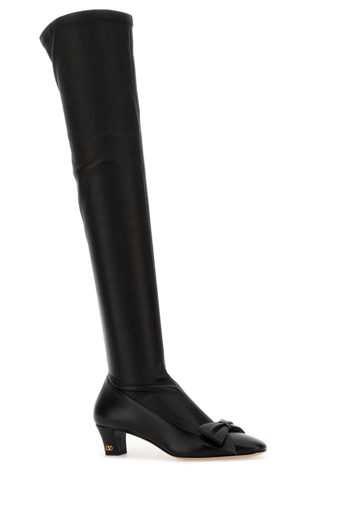 VALENTINO GARAVANI OVER THE KNEE BOOT | VALE For Women Exterior: 100% Leather Interior: 100% Fabric Sole: Leather