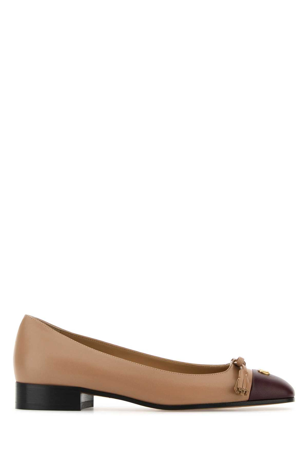 VALENTINO GARAVANI BALLERINA | VG VALET DU R For Women Exterior: 100% Leather Interior: 100% Leather Sole: Leather