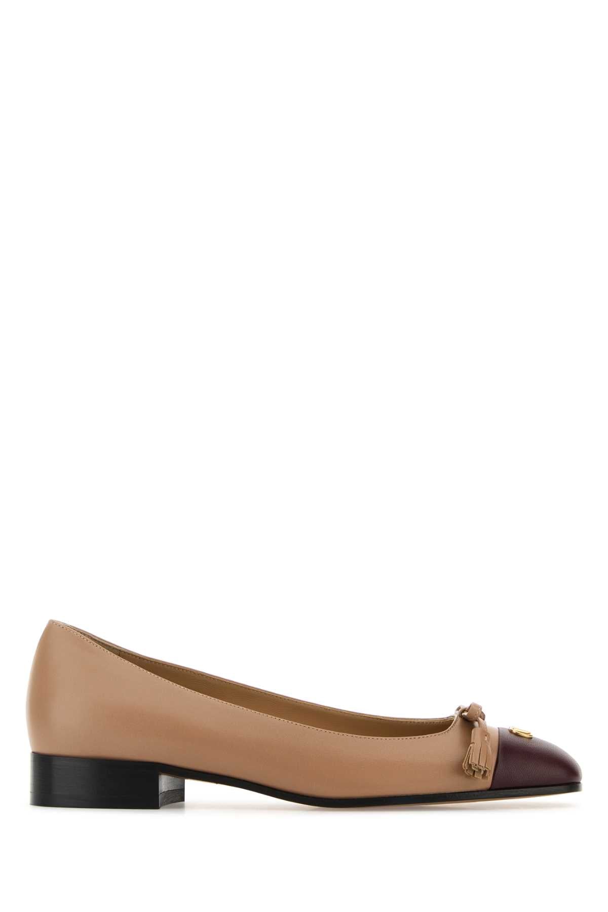 VALENTINO GARAVANI BALLERINA | VG VALET DU R For Women Exterior: 100% Leather Interior: 100% Leather Sole: Leather