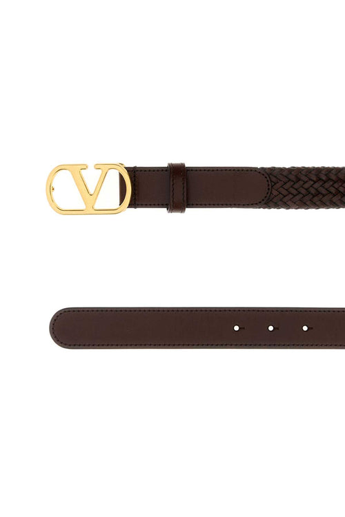 VALENTINO GARAVANI BELT H. 25 | VLOGO SIGNAT For Women Exterior: 100% Leather Finishing: Golden metal