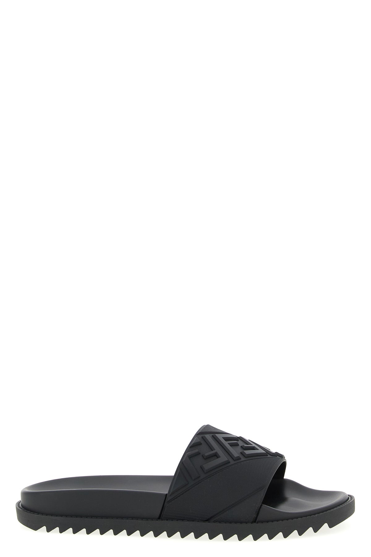 FENDI Logo band slides For Men 100% Polyurethane