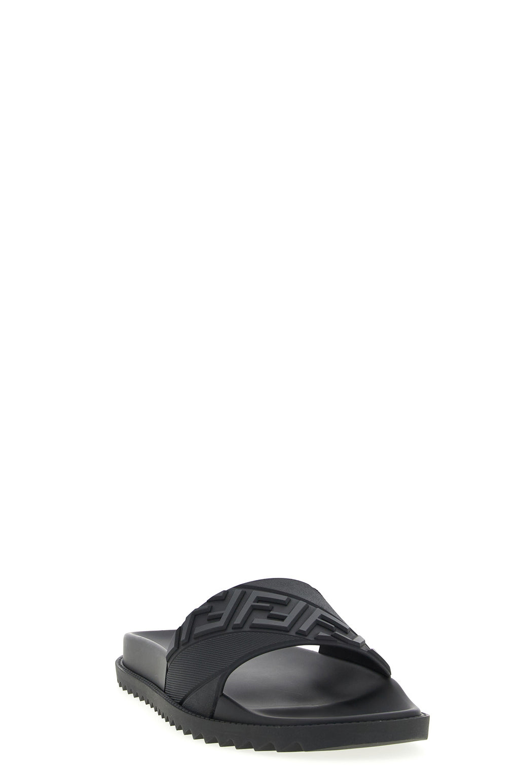 FENDI Logo band slides For Men 100% Polyurethane