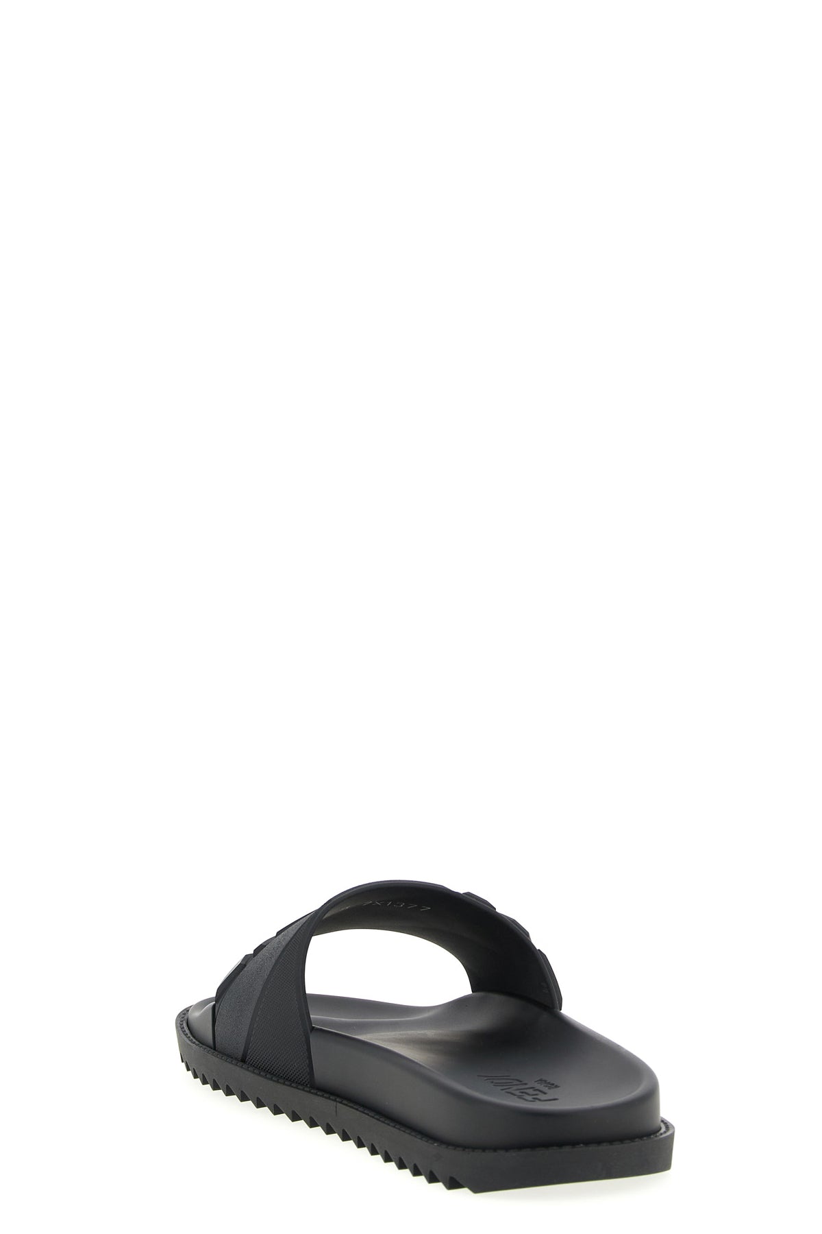 FENDI Logo band slides For Men 100% Polyurethane