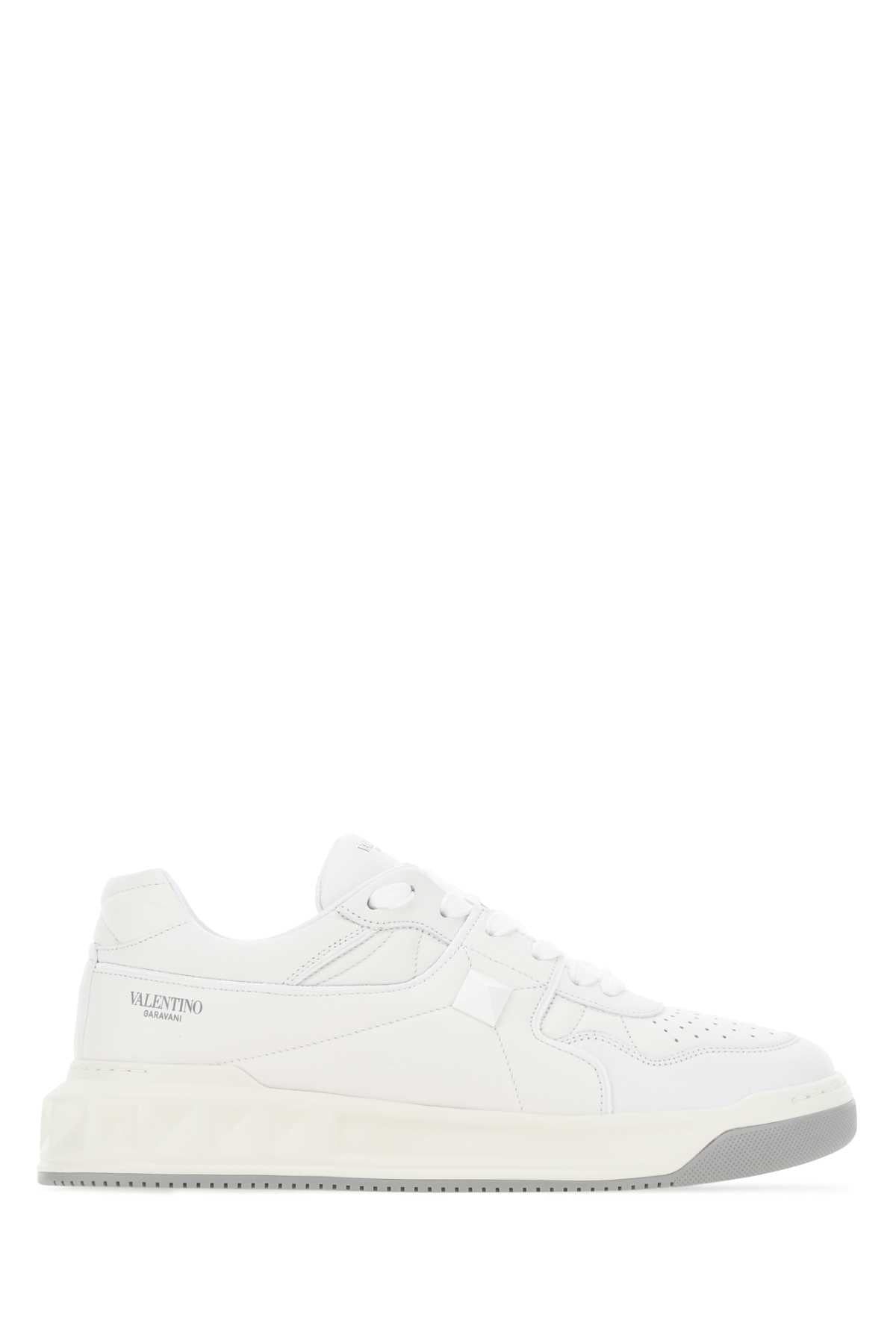 VALENTINO GARAVANI SNEAKER | ONE STUD | NAPP For Men Exterior: 100% Nappa leather Interior: 100% Leather 100% Fabric Sole: Rubber