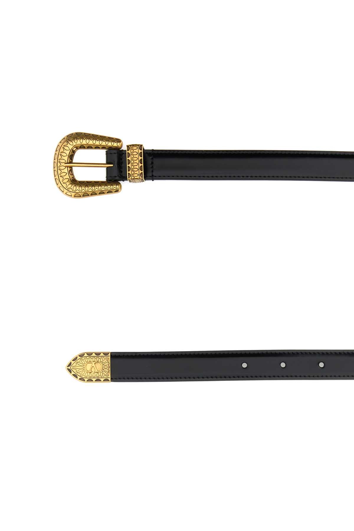VALENTINO GARAVANI BUCKLE BELT | VLOGO SIGNA For Men CALF LEATHER - BOS TAURUS