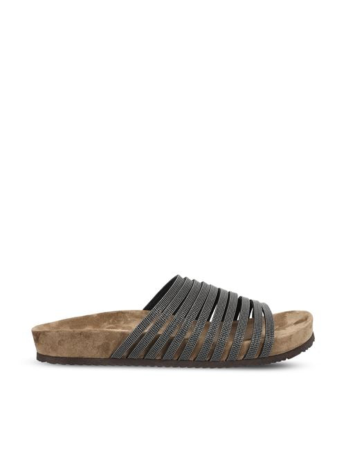 Slide realizzate in vera pelle