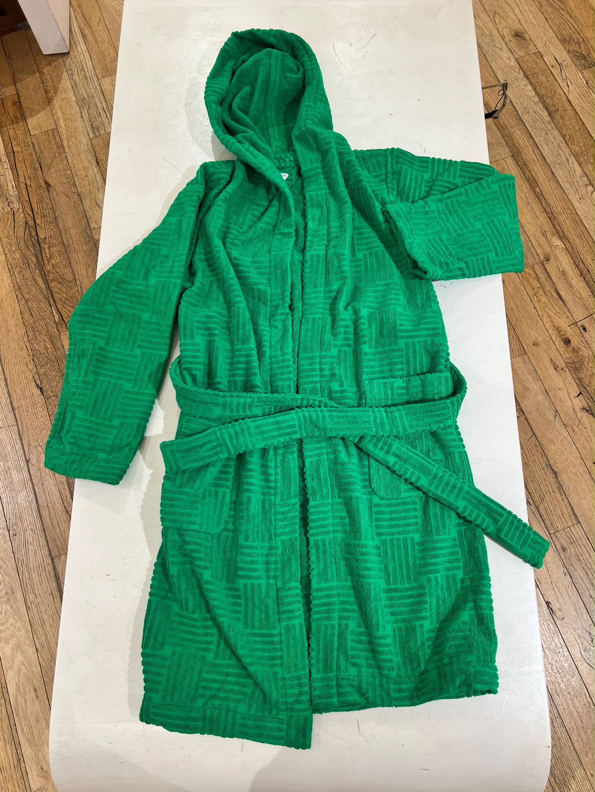 Hooded Terry Cloth Bathrobe