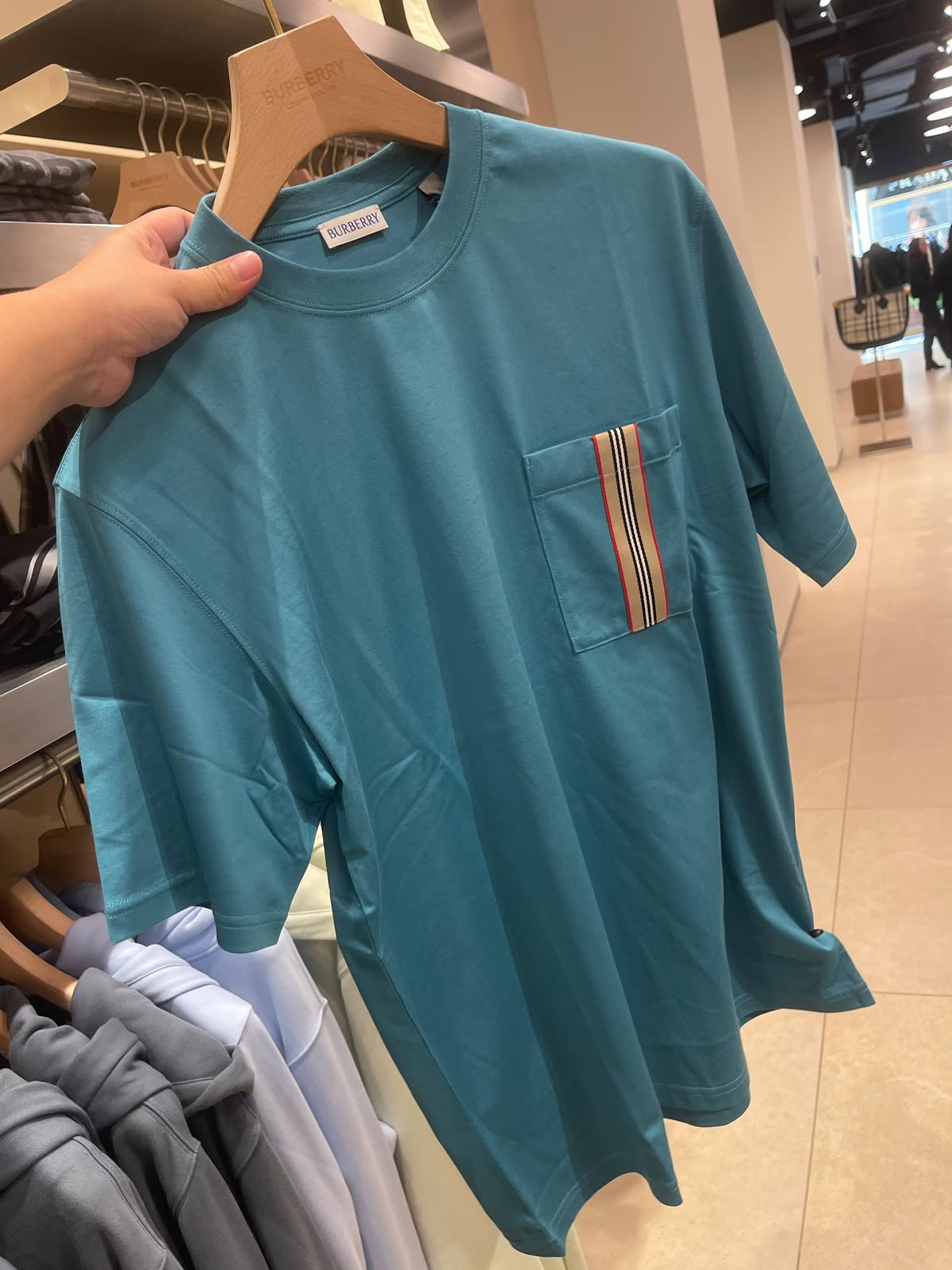 Icon Stripe Detail Cotton T-shirt