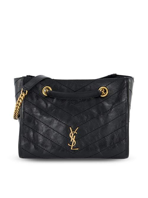 Borsa shopping NIKI piccola in pelle vintage
