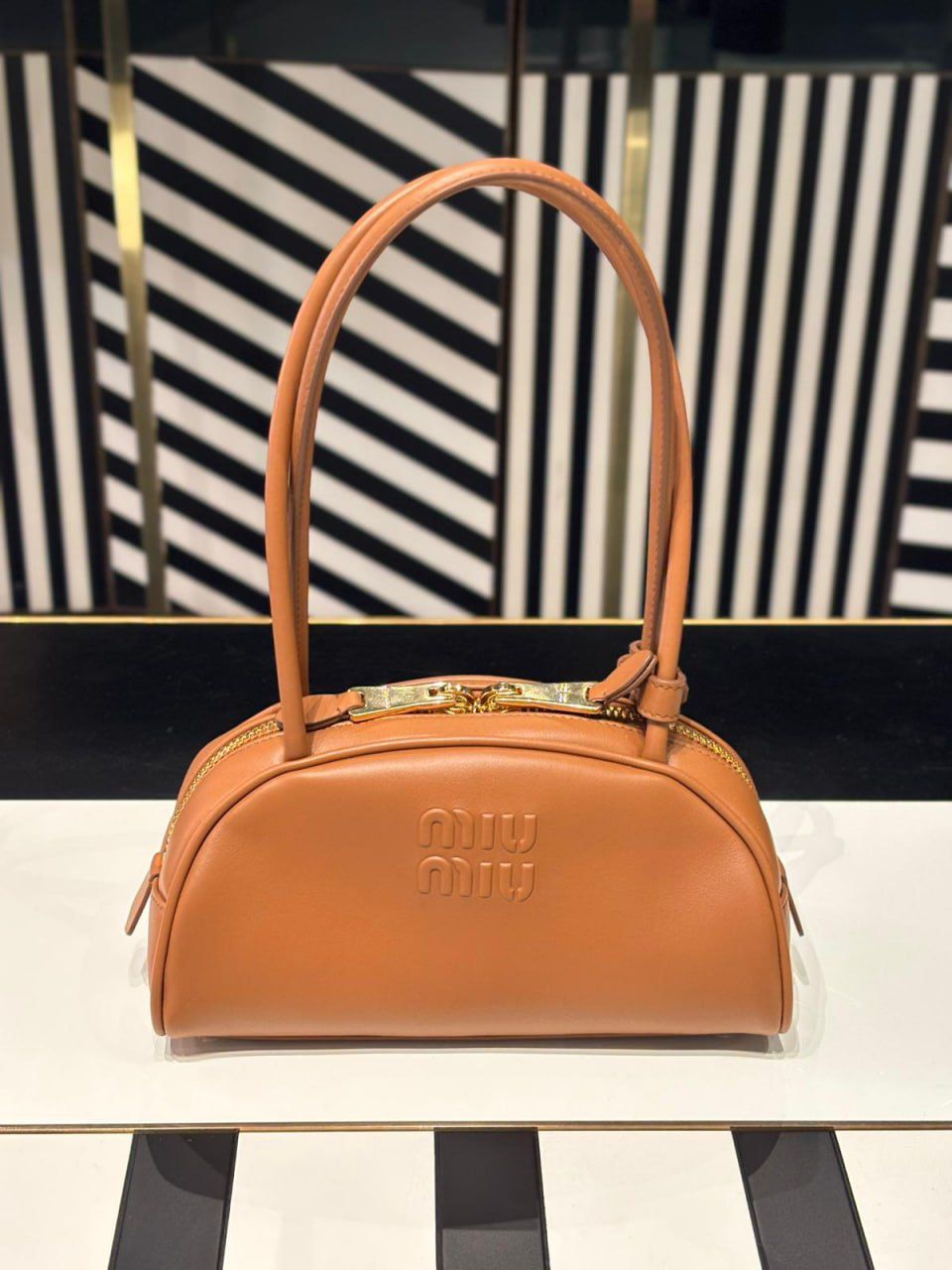 Leather Bowling Bag