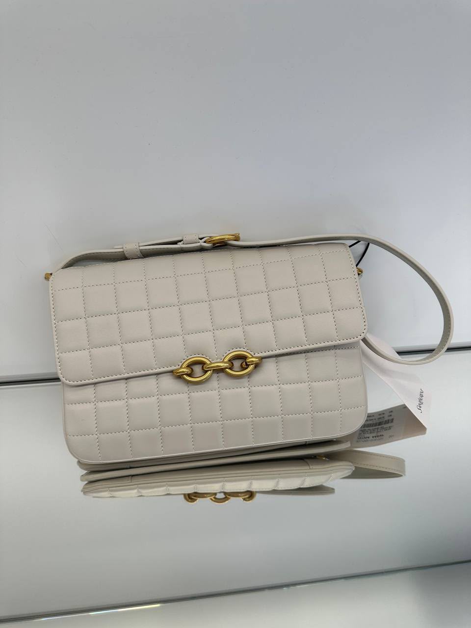 Medium Chain Besace in Quilted Lambskin