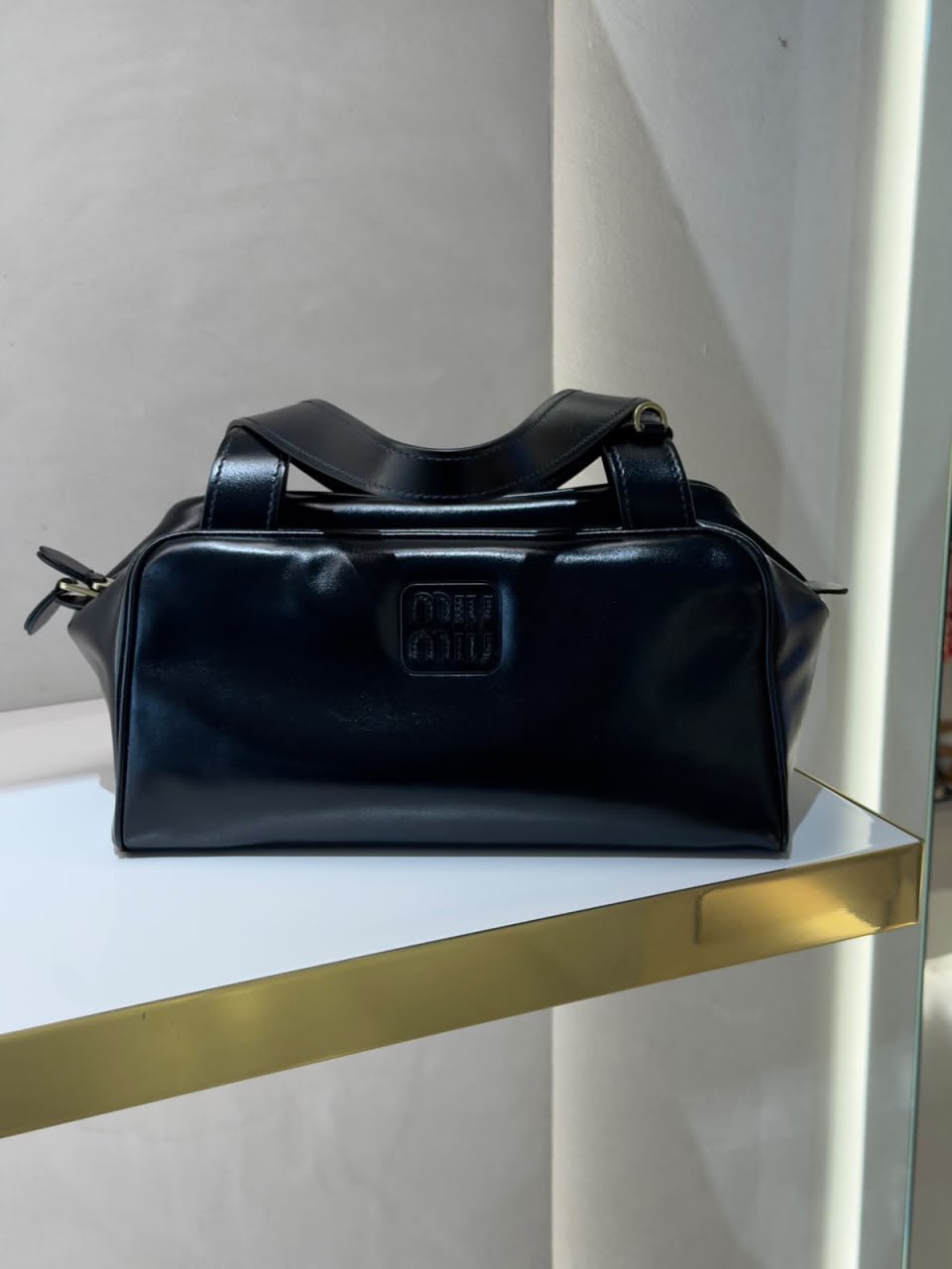 Leather Bowling Bag