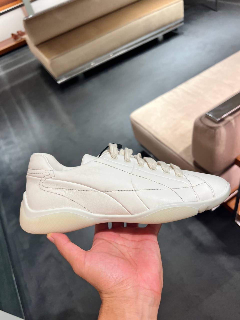 Quilted Leather Sneakers