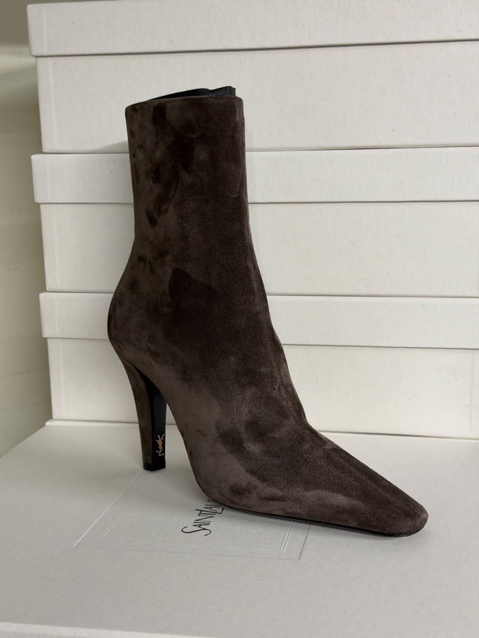 Blade Ankle Boots in Suede