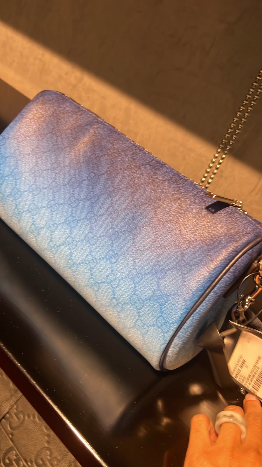 GG Supreme Cylinder Bag