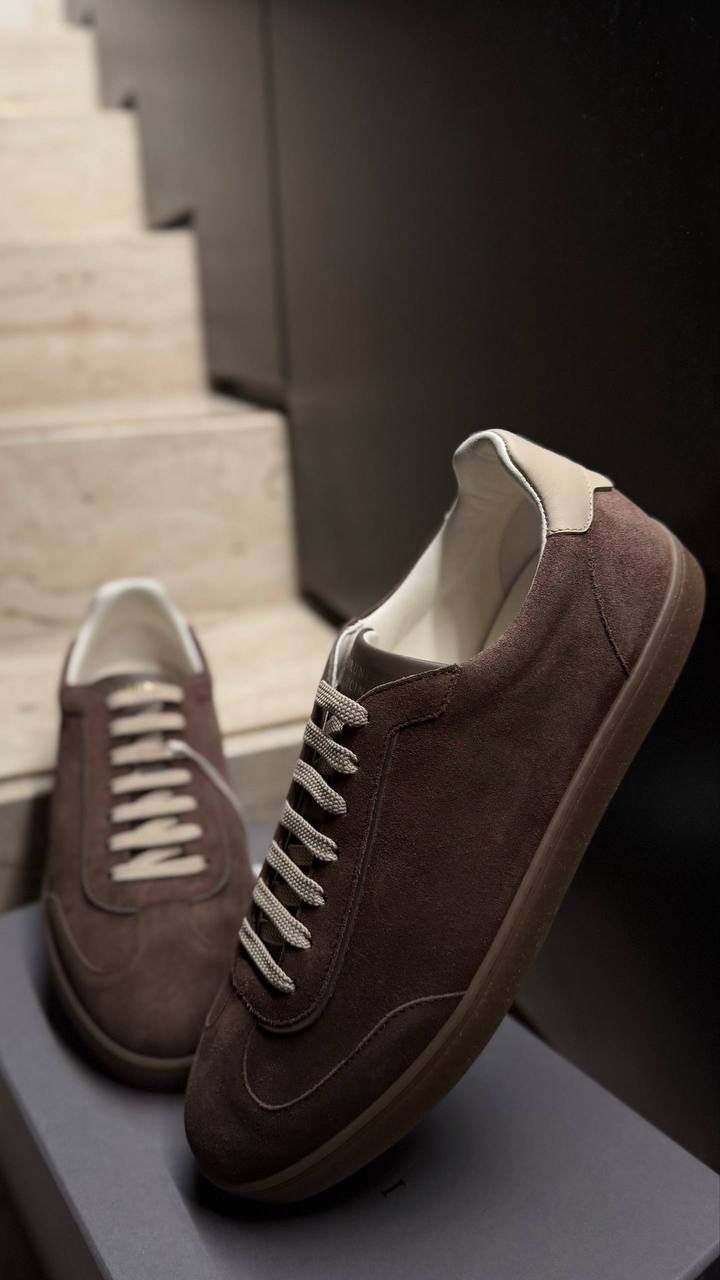 Suede Low-Top Sneakers