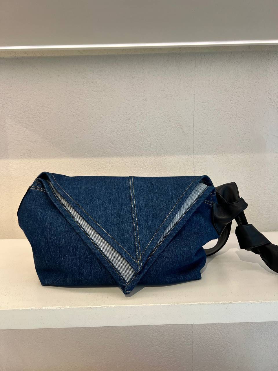 Flamenco Clutch in Denim