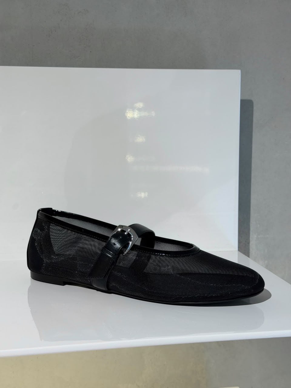 Mesh Mary Jane Flats
