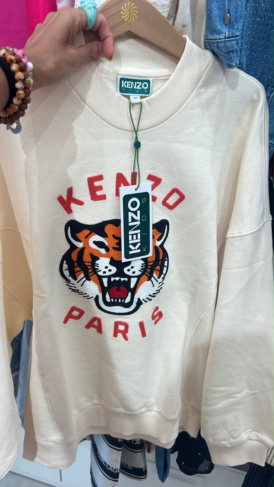 Tiger Embroidered Sweatshirt