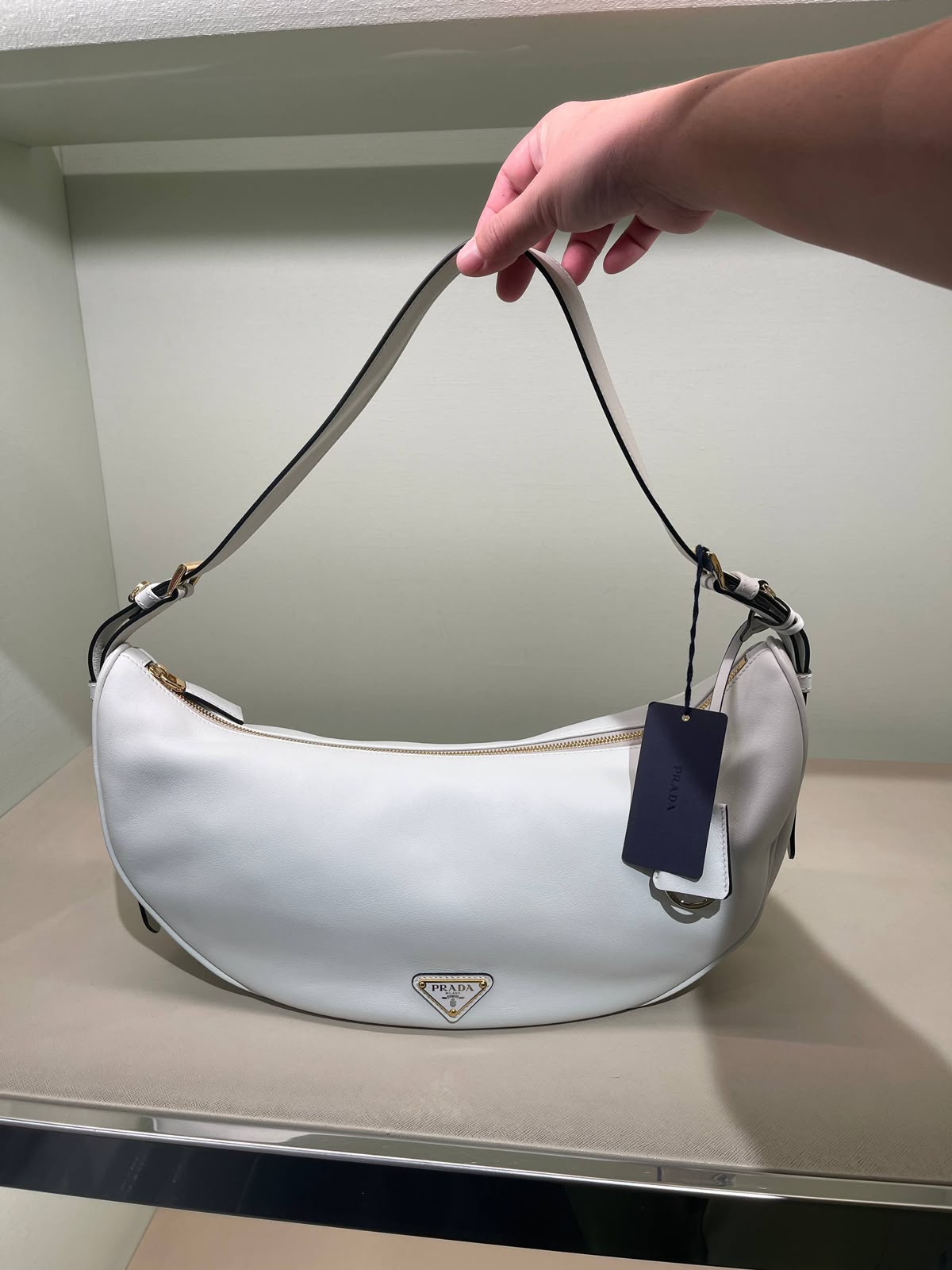 Moon Padded Nappa Leather Bag