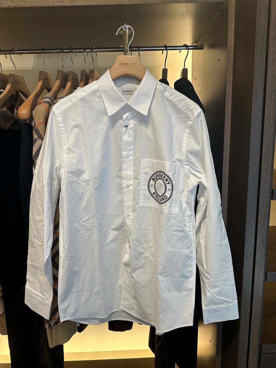 Logo Graphic Cotton Poplin Shirt