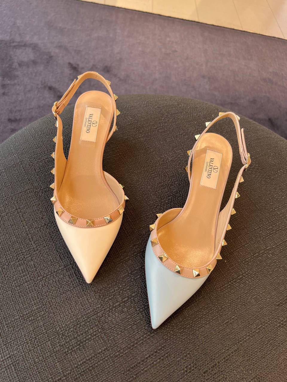 Rockstud Slingback Pump