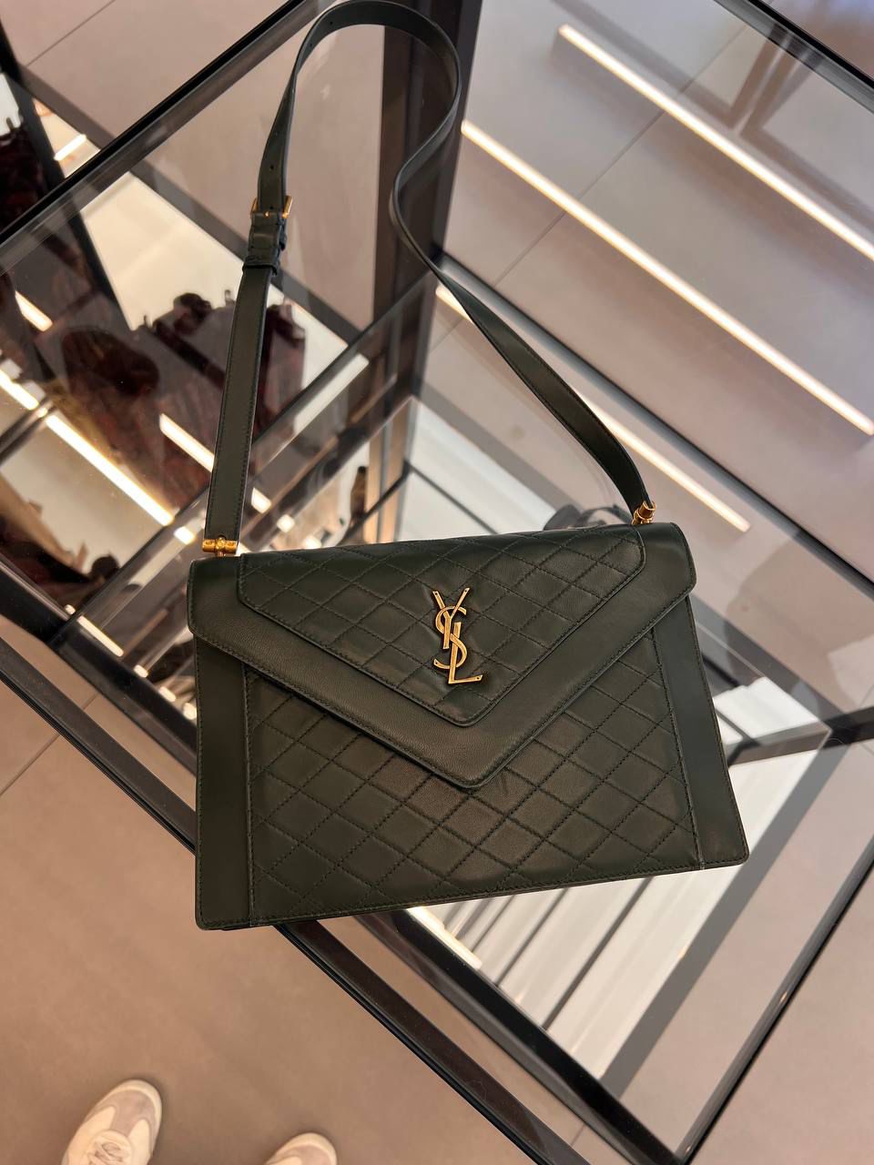 Gaby Medium Satchel in Quilted Lambskin