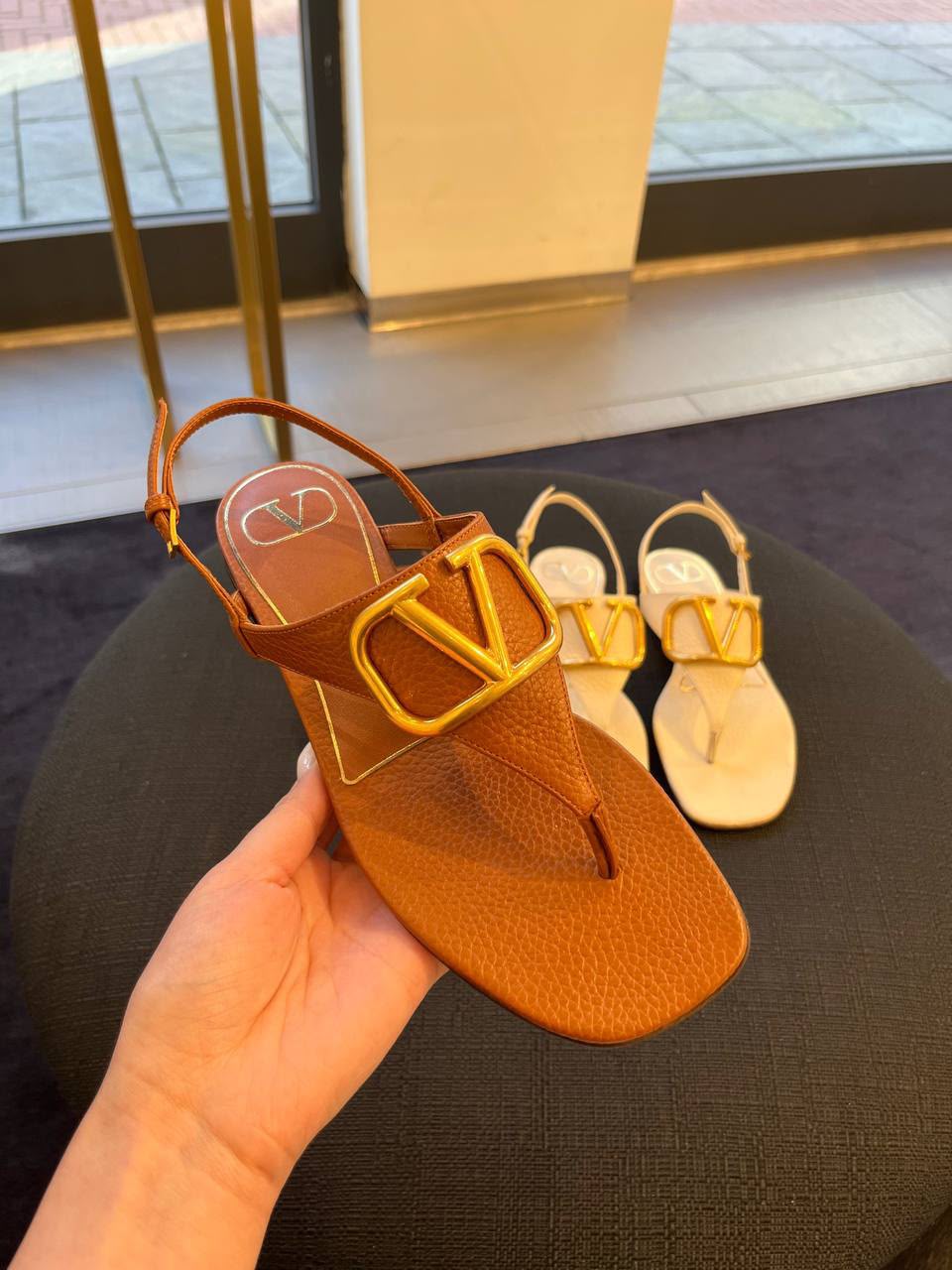 VLogo Signature Thong Sandal