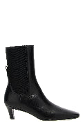 Leather ankle boots