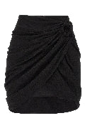'Sabrina' skirt with asymmetrical draping