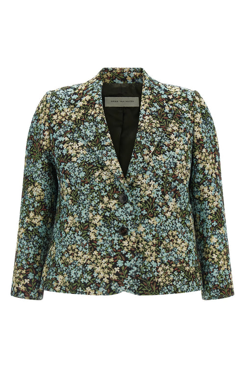'Bamis' floral jacquard blazer