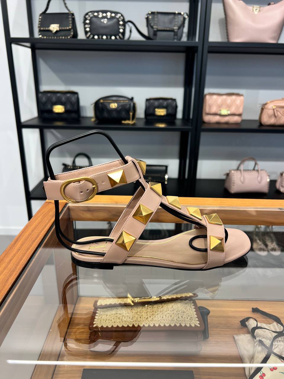 Roman Stud Flat Sandal