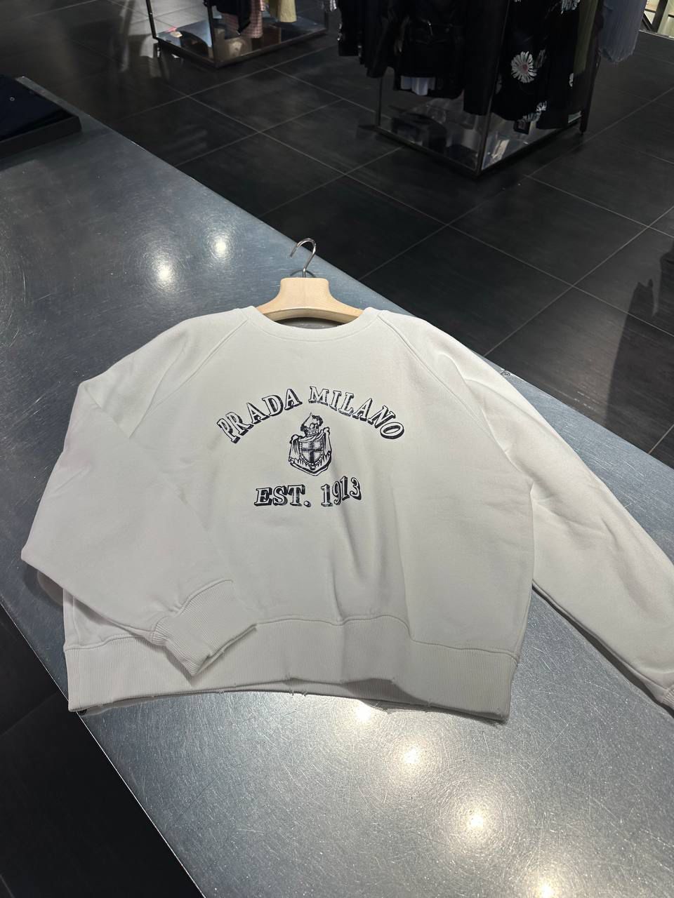 Milano Logo Embroidered Sweatshirt